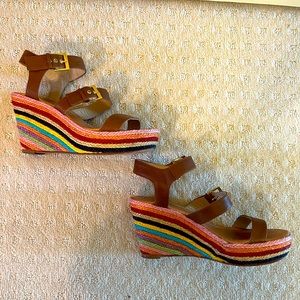 Kate Spade Darla Wedge Espadrille Sandal size 6.5.